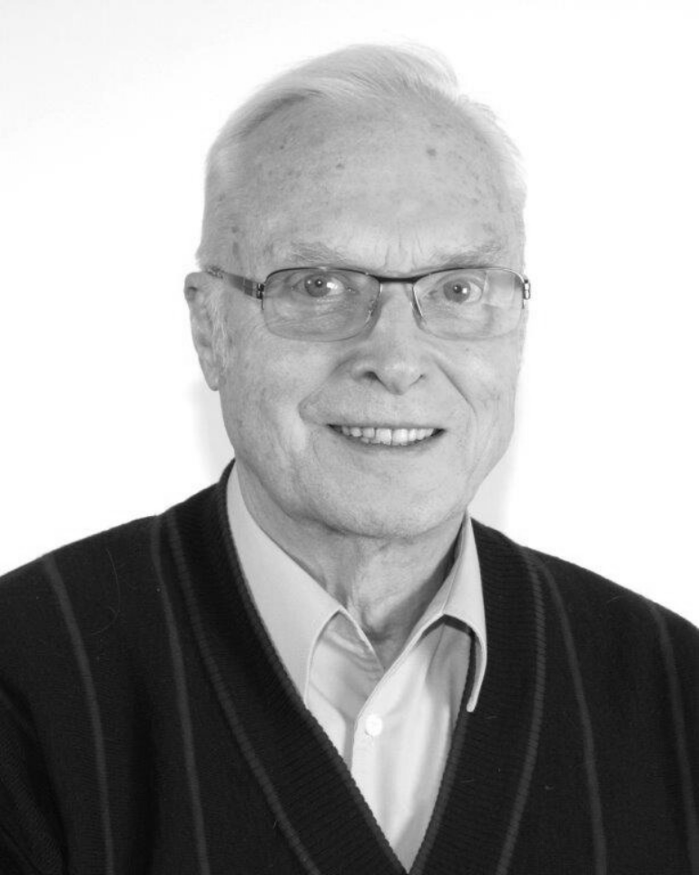 Schwarz-Weiß-Bild des verstorbenen Dr. Bischoff